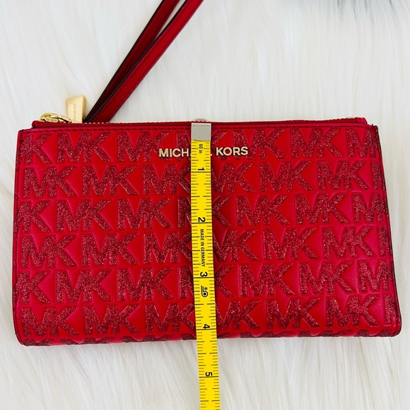 Michael Kors Jet Set Double Zip Wristlet Wallet - Picture 15 of 16